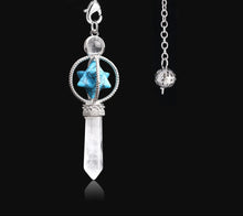 Merkaba Natural Stone Dowsing Crystal Pendulum for dowsing, divination, and energy work.
