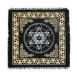 Metatron's Cube altar cloth 18 by 18 inches for tarot readings, altar setup, and sacred geometry ritual display.