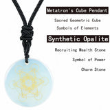 Metatron’s Cube sacred crystal pendant jewelry for metaphysical practice, chakra alignment, and daily spiritual wear.