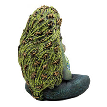 Millennial Gaia statue resin figurine for tabletop decoration, sacred space styling, and gift display.