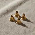 Mini brass bell 1 inch for ritual bell ringing, altar use, and energy clearing ceremonies.