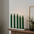 Mini Ritual Candle Green set of 4 small ritual candles for meditation, intention setting, and spiritual practice.
