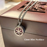 Mini Tree Flower Aromatherapy Locket pendant for holding essential oils and everyday aromatherapy wear.
