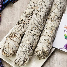 Mini White Sage cleansing bundle for spiritual purification, home cleansing, and sacred smoke rituals.