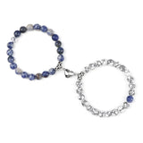 Minimalist Magnetic Heart Couple Bracelets for simple romantic styling, partner matching, and daily sentimental use.