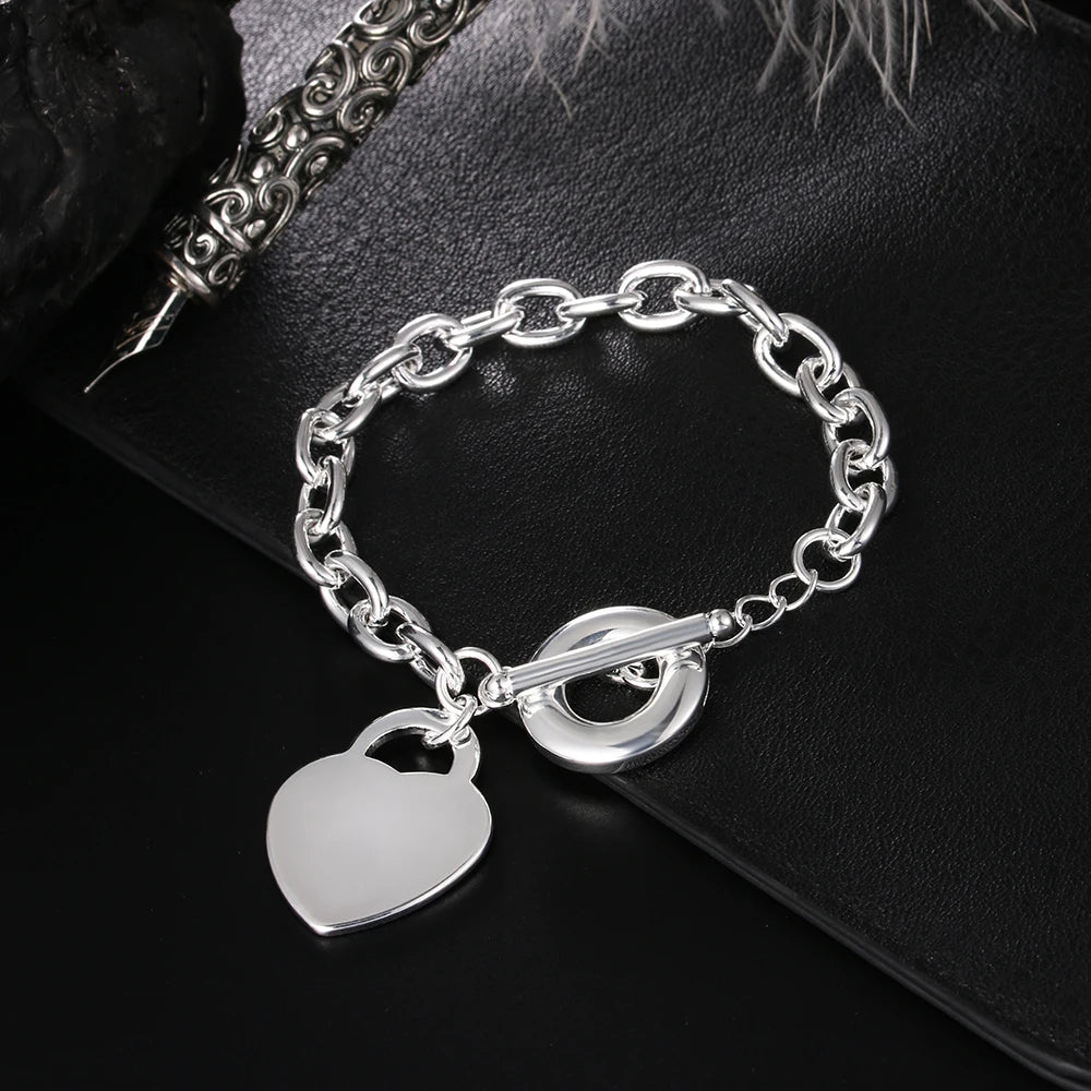Minimalist sterling silver rope bracelet in 4MM size for simple daily wear, stacking, and clean jewelry styling.