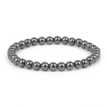 Minimalist unisex Magnetic Hematite bracelet for daily fashion wear, understated wrist styling, and versatile accessory use.
