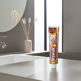 Miswak Essential Toothpaste tube for brushing teeth, freshening breath, and routine oral care.