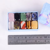 Mixed Natural Tumbled Chakra Stones for meditation, crafts, and crystal healing.