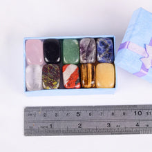 Mixed Natural Tumbled Chakra Stones for meditation, crafts, and crystal healing.