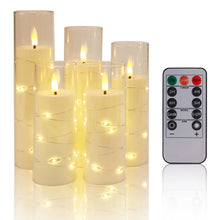 Modern flameless LED candles with remote 5 set for contemporary home styling, soft evening glow, and safe decorative use.
