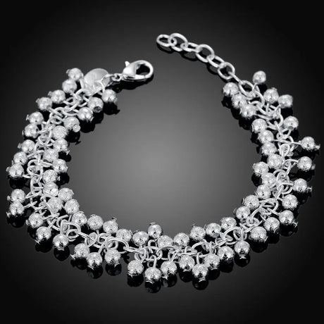 Modern sterling silver rope bracelet in 4MM width for daily fashion wear, stacking, and versatile accessory use.