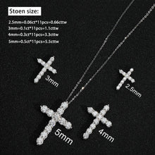 Moissanite cross pendant necklace in 925 silver for church wear, layered fashion styling, and keepsake gifting.