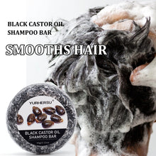 Moisturizing Black Castor Oil shampoo bar for hair cleansing, scalp comfort, and dry hair care.