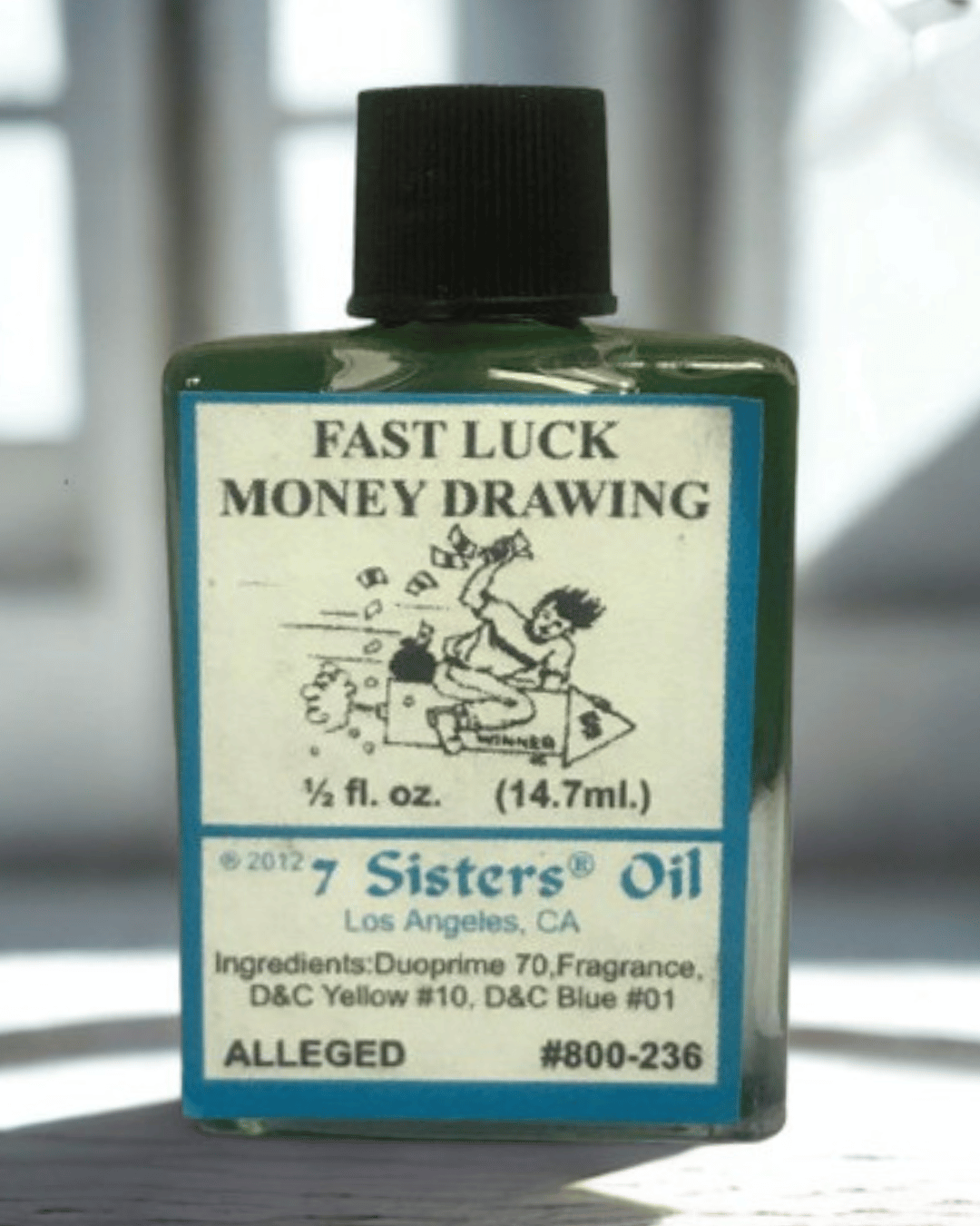 Fast Luck Money Drawing Wish Oil bottle for prosperity practice, attraction rituals, and wealth-focused spiritual use.