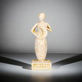 Moon Goddess statue figurine for altar display, ritual decor, and devotional practice.