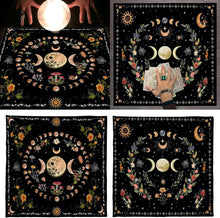 Moonlight Flower Tarot Reading Cloth reading cloth for tarot sessions, spiritual guidance, and daily divination.