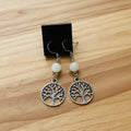 Moonstone Tree of Life earrings for symbolic jewelry, everyday wear, and gift giving.