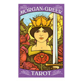 Morgan-Greer Tarot Deck box cover for tarot reading, divination practice, and card collecting.
