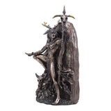 Morgan Le Fey goddess statue sculpture for pagan altar decor, spiritual display, and fantasy collection use.