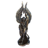 Morrigan War Goddess statue figurine for altar decor, pagan worship, and devotional display.