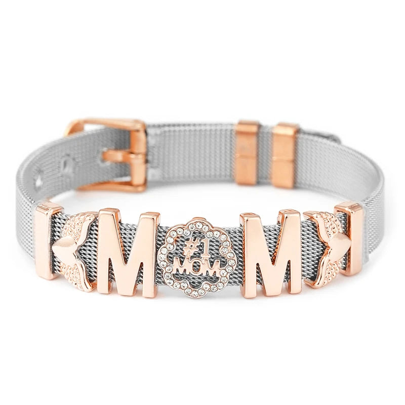 Mother Love Camera dangle crystal bracelet for heartfelt gifting, fashion styling, and treasured jewelry use.