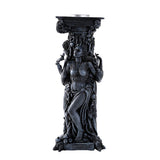 Mother, Maiden, Crone Goddess candle holder altar decor for holding candles during ritual, meditation, and spiritual practice.