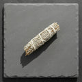 Mountain Sage and Frankincense Smudge Stick 4 inch for space cleansing and meditation.