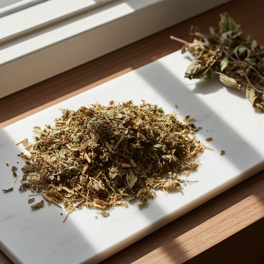 Mugwort cut herbs 2oz dried herb bag for tea blending, spiritual cleansing, and traditional herbal use.