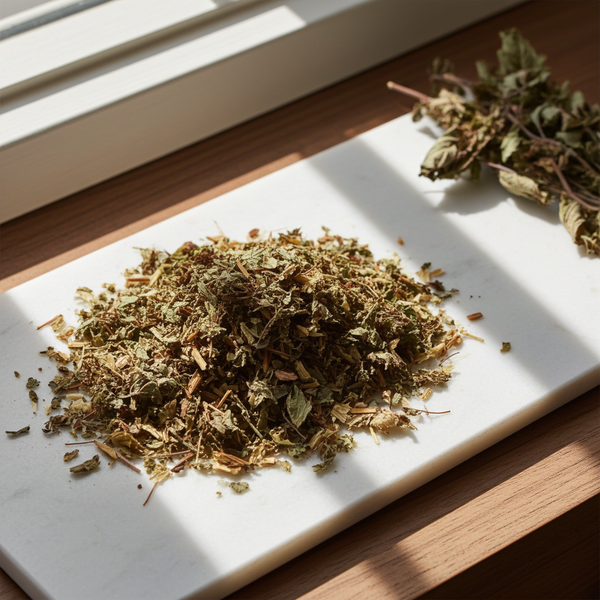 Mugwort cut herbs 2oz dried herb bag for tea blending, spiritual cleansing, and traditional herbal use.