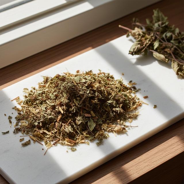 Mugwort cut herbs 2oz dried herb bag for tea blending, spiritual cleansing, and traditional herbal use.