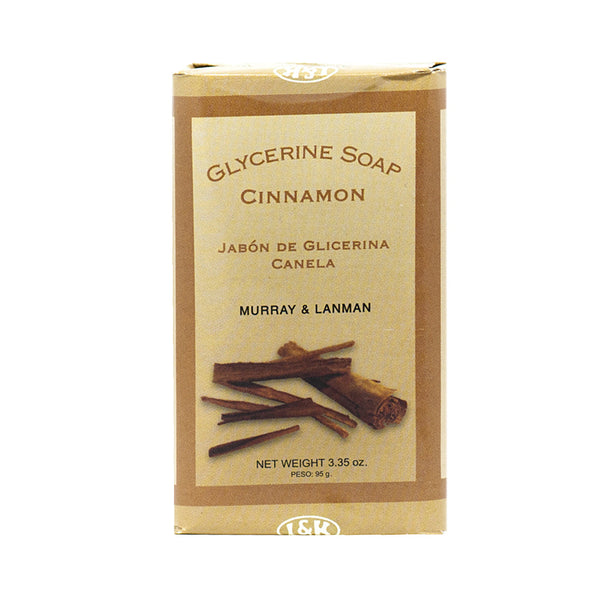 Murray & Lanman Glycerine Cinnamon Soap bar for warm, fragrant daily hand and body cleansing.