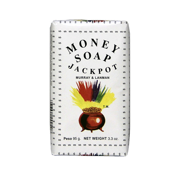 Murray & Lanman Money Jackpot Soap bar with cinnamon scent for intention-setting, prosperity rituals, and daily cleansing.