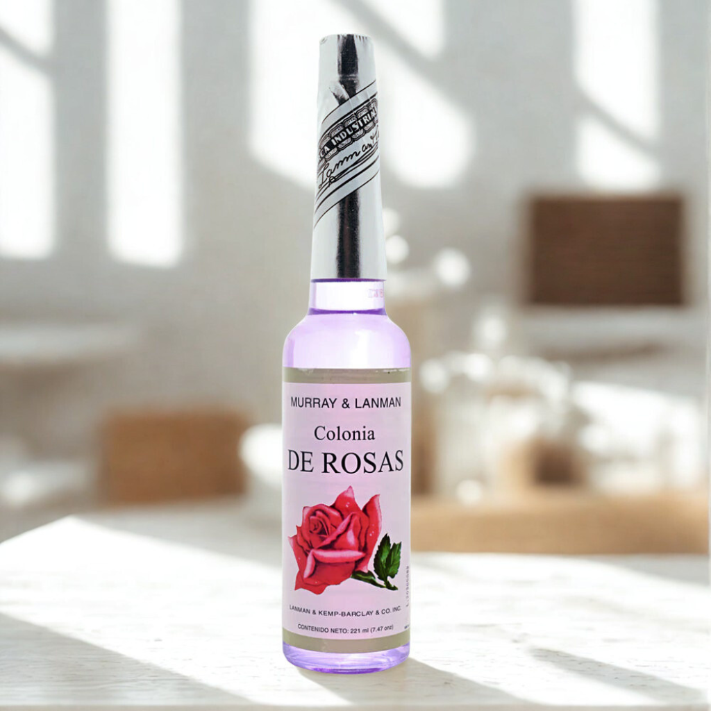 Murray & Lanman Rose Cologne bottle for prayer, blessing, and spiritual cleansing rituals.