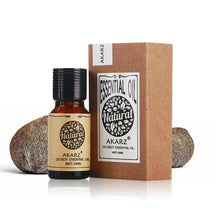 AKARZ essential oil bottle and packaging on a white background
