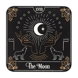 Tarot Card Coaster Set coasters for resting mugs, glasses, and iced drinks during daily use and entertaining.