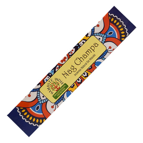 Namaste India Natural Masala Incense Sticks Nag Champa for meditation, prayer, and daily fragrance.