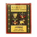 Namaste Incense Cones Jasmine for meditation, relaxation, and floral home fragrance.