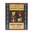 Namaste Incense Cones Night Queen for relaxation, meditation, and evening ambiance.