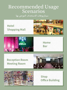 Recommended settings for Namste 500ml aroma oil: hotels, shopping malls, bars, reception and meeting rooms, shops and office buildings.