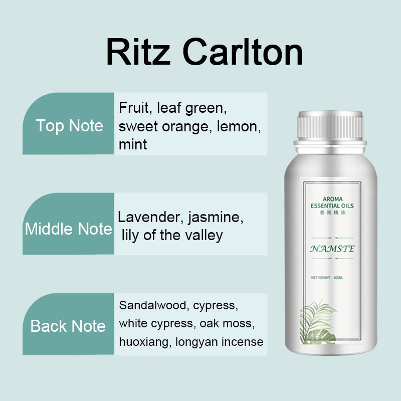 Namste Hotel diffuser oil 100ML by TROVEZ bottle for ultrasonic diffusers, room fragrance, and calming scent use.