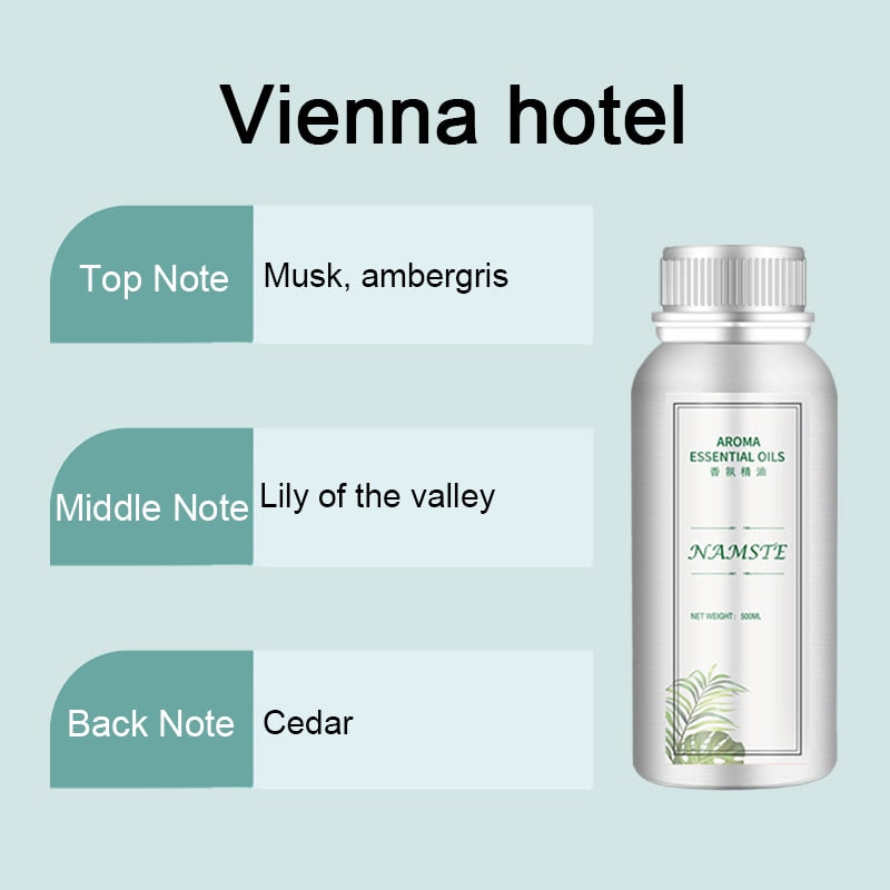Namste Hotel Home Fragrance Oil, 100ML by TROVEZ, in a bottle for diffuser use, room aroma, and hotel-style scenting.