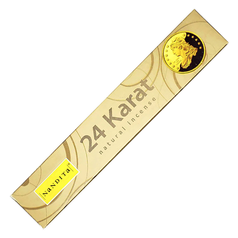 Nandita 24 Karat Incense Sticks for meditation, luxury home fragrance, and daily rituals.