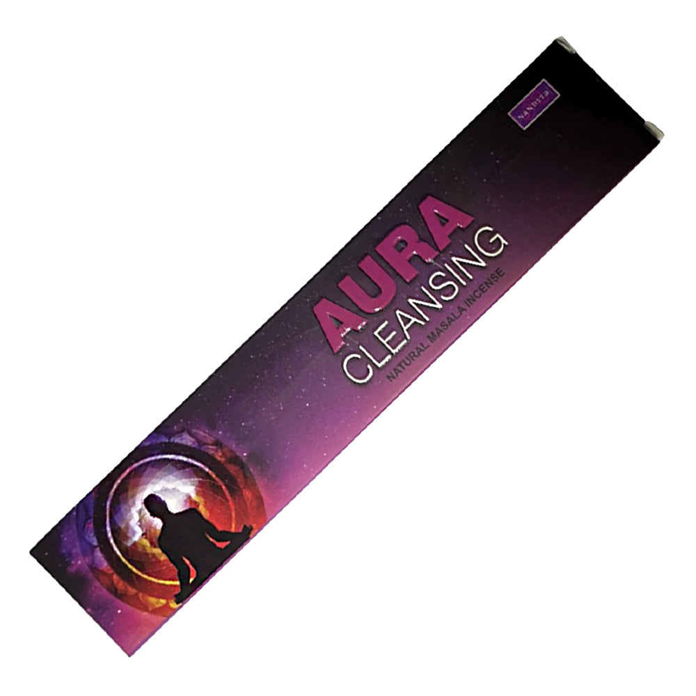 Nandita Aura Cleansing Incense Sticks for purification, meditation, and energy clearing.