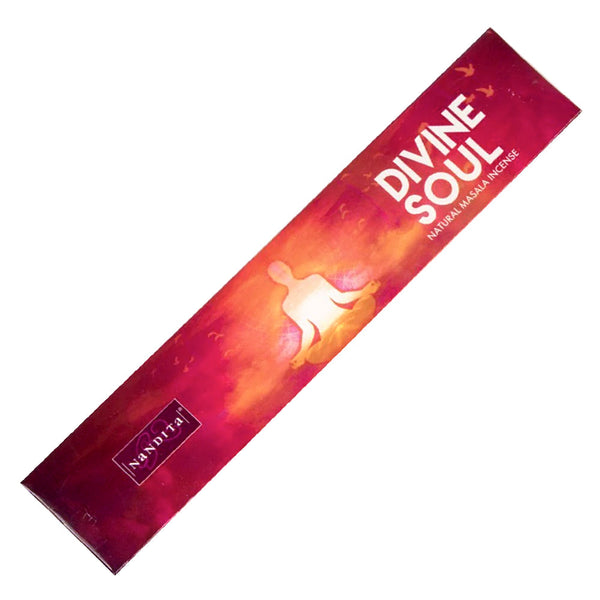 Nandita Divine Soul Incense Sticks for meditation, relaxation, and daily rituals.