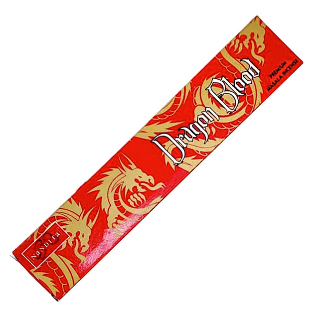 Nandita Dragon Blood Incense Sticks for rituals, meditation, and home ambiance.