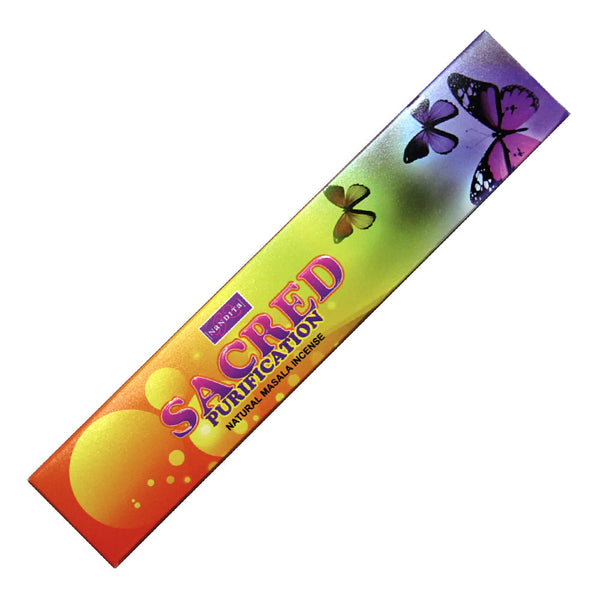 Nandita Sacred Purification Incense Sticks for cleansing and meditation rituals.
