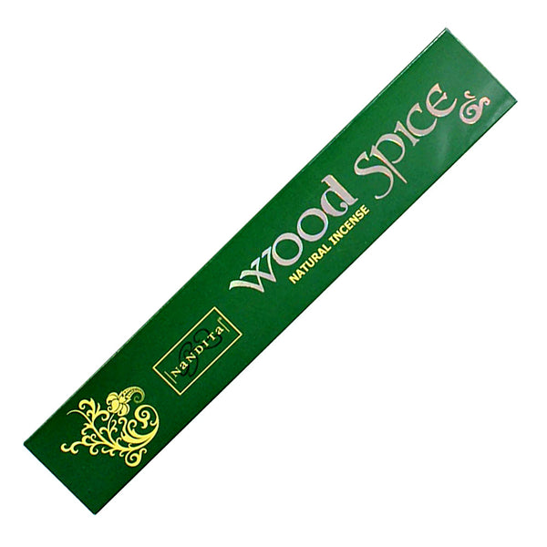 Nandita Wood Spice Incense Sticks for meditation, prayer, and relaxation.
