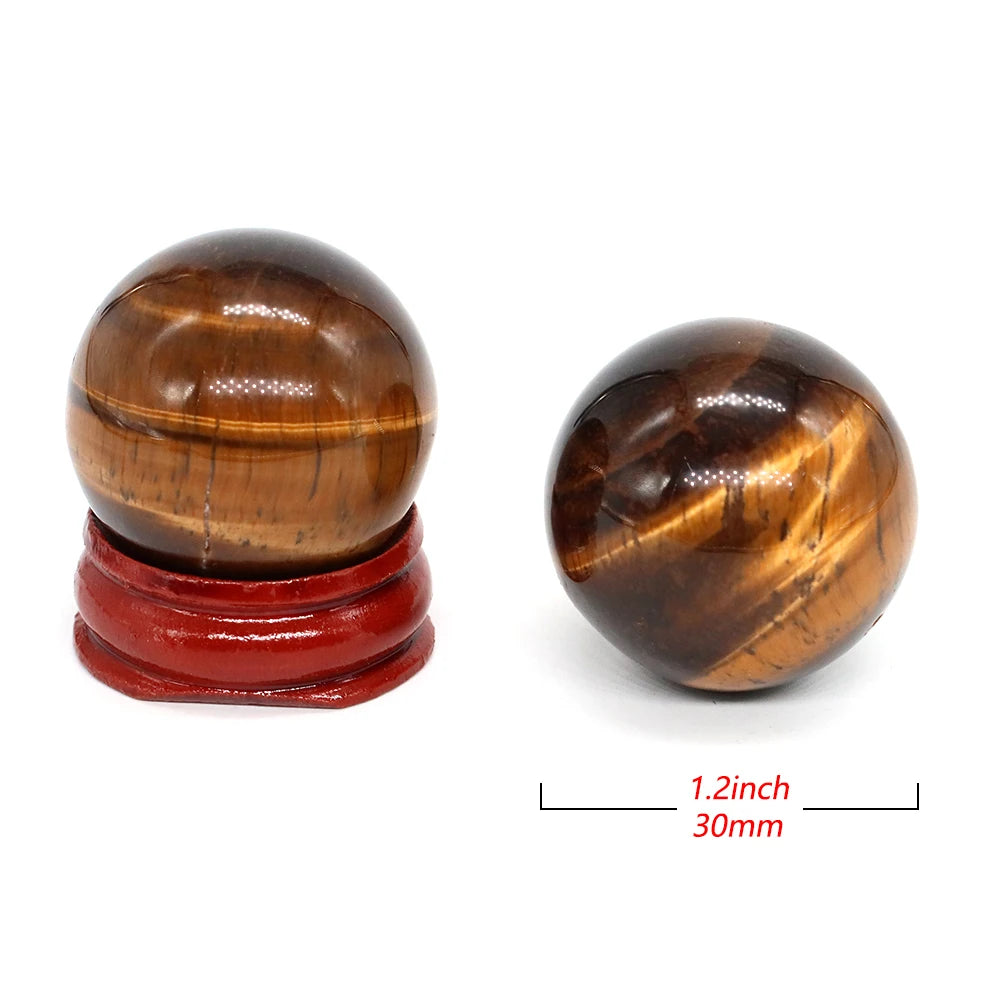 7 Chakra Natural Crystal Ball multi-gemstone crystal sphere for room harmonisation and spiritual practice.