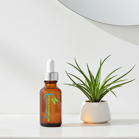 Natural Abyssinian Carrier Oil bottle for hair care, scalp conditioning, and skin moisturizing use.